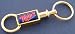 Minnesota Twins Gold Tone Valet Keychain