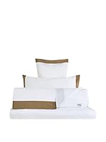 Rivolta Carmignani Juego De Sábanas Sateen 300TC (Blanco/Marrón)