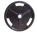 2" Black Commercial Grip Plate Weight: 35 lbs