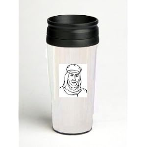 16 oz. Double Wall Insulated Tumbler with man in robes - Paper Insert by