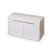 Badger Basket Barrel Top Toy Box, White