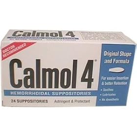 Calmol 4 Suppositories 24 (3 Pack) [Health and Beauty]