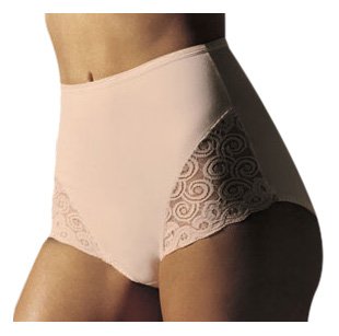 Bali Women's Moderate Control Lace Trim Brief   #8054