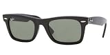 RAY BAN 2151 WAYFARER SQUARE 901 BLACK PLASTIC SUNGLASSES by
