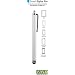 Palo Stylus Pen in Silver for most Capacitive Mobile Phone Telephone HQ Tablet Stylus Pen Apple iPhone Ipad Ipad 2 Ipod Touch Wifi 3G 3GS 4G 4GS Nokia Samsung Galaxy HTC Blackberry Playbook Virtuoso Sony Ericsson LG Motorola Xoom Hannspree Binatone Viewsonic Google Android Windows Nexus Kindle Fire