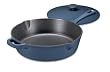 Cuisinart Chef's Classic Enameled Cast Iron 12 Inch Chicken Fryer with Cover, Provencal Blue