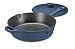 Cuisinart CI45-30BG Chef's Classic Enameled Cast Iron 12-Inch Chicken Fryer with Cover, Provencal Blue