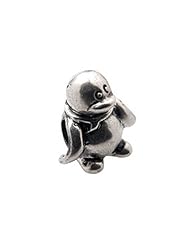 Zable(tm) Sterling Silver Penguin Bead / Charm