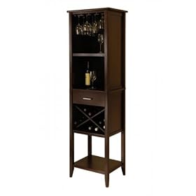 Palani Wine Tower in Walnut