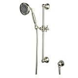 Buy Rohl 1311STN Shower Merchandise Pak Classic Handshower Set in Satin Nickel by Rohl