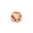 Festive 12mm d6 Circus/black Pipped Dice