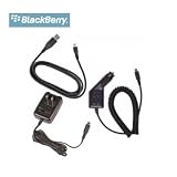 RIM 純正 BlackBerry Bold Charging Bundle, Car Charger (miniUSB), AC Charger 12V (miniUSB) & Cable (USB-miniUSB) Set ブラックベリー カーチャージャー 12V、ACアダプター、USB-ミニUSBケーブル セット ASY-09824-001の画像