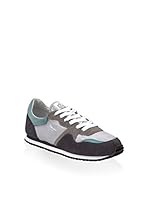 Pepe Jeans Zapatillas Pacific Wash (Gris Oscuro / Verde Menta)