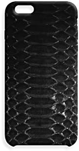 Iphone 6 Plus Black Genuine Shinny Python Case by ValenzHandmade