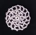 Pale Pink Hair Net Crocheted Hair Bun Cover- MINI
