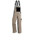 Latzhose "Kontrast Design" 285-0-2101-102 Latzhose, 65 % Polyester, 35 % Baumwolle, Gr��e 102, Farbe: khaki-schwarz