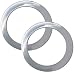 2002 - 2007 Jeep Liberty Chrome Head Lamp Trim Kit Image