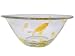 ArtisanStreet's Golden Koi Fish Hand Painted on Clear Glass Bowl. Holds 16 Cups. One of a Kind & Signed by Artisan.