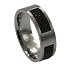 316L Stainless Steel Ring with sting ray design. Width: 8mm, 13