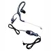 2.5MM HEADSET W/LONG BOOM-BLUE EARGLOVE APEX