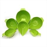 POURFect 6 Piece Bowl Set (1, 2, 4, 6, 8, 12 Cup) (Green Apple)