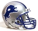 Detroit Lions 1983 to 2002 Riddell Mini Replica Throwback Helmet