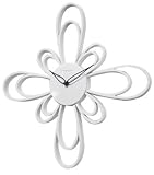 London Clock Company White Flower Wall Clock