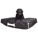 Luxury Designer Big Dog Dog Bed Black Large