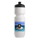 Trek Water Bottle White Blk Cute Baby Penguin