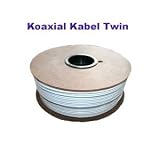 Produkt-Bild: 100m Koaxial Kabel Twin 2x 4 mm 80dB