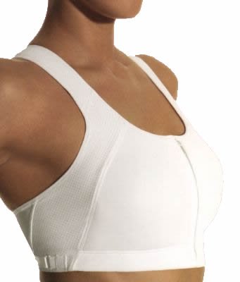 Champion Women Double Dry Zip Front Sports Bra 1699
