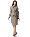 Calvin Klein Pull-Through Collar Skirt Suit