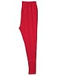 Red Cotton Lycra Women Legging Elastic Waist Tight