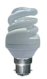 Memolux 4 Pack Low Energy Bulb 20W Mini Spiral BC (Colour Light Neutral White 4000 Kelvins)