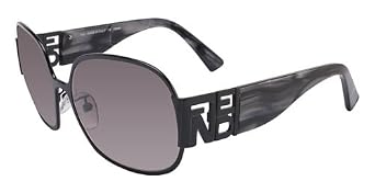 Click here to buy FENDI SUNGLASSES AUTHENTIC UNISEX SHINY BLACK WITH BLACK MARBLE TEMPLE GRAY GRADIENT LENS FS... by Fendi.