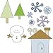 Cuttlebug Diecut Tool Kit - Winter (2x2\