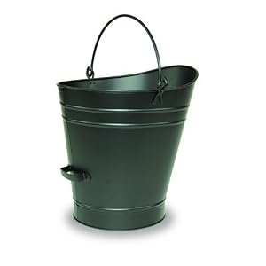 Buy fireplace hearth accessories - Feng Shui Coal Hod Large Pellet Ash Bucket Black Powder Coated Metal Iron Fireplace And Hearth Accessory
