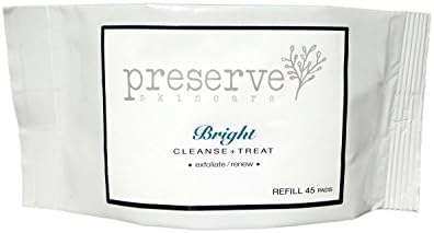 Natural Facial Cleansing / Treatment Pads Bright (Exfoliate / Renew) (Refill Pack)