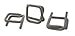Strapping Buckle, 5/8 In., PK1000