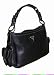 Prada Black Leather BR3353 Handbag