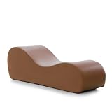 Liberator Esse Chaise, Taupe Faux Leather