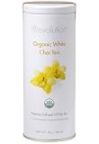 Revolution Tea White Chai Tea, Organic, 15-Count Pyramid Teabags (Pack of 6)