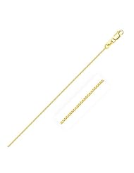 0.6mm 14K Yellow Gold Classic Box Chain