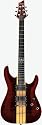 Schecter Hollywood Classic Electric Guitar See-Thru Red (STR) 