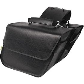 Willie and Max Raptor Compact Slant Saddlebags - Small/Black