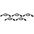 Tripp Lite P004-002 IEC-320-C14 to IEC-320-C13 Power Cables - 2ft (5-pack)