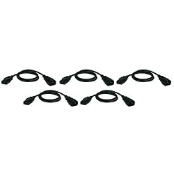 Tripp Lite P004-002 IEC-320-C14 to IEC-320-C13 Power Cables - 2ft (5-pack)