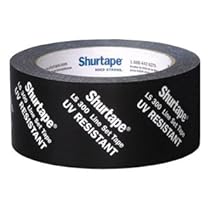 Shurtape LS 300 HVAC Line Set Tape, 55m Length x 48mm Width, Black (Pack of 1)
