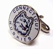 University of Connecticut Huskies Cufflinks - NCAA College Athletics Sports Themed Formal Wear