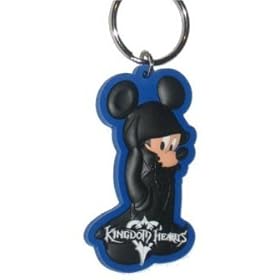  Kingdom Hearts King Mickey Organization XIII Laser Cut PVC Keychain